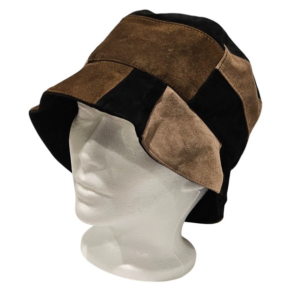 Gilles Francois Paris Suede Patchwork‎ Bucket Hat Made in France main image 11